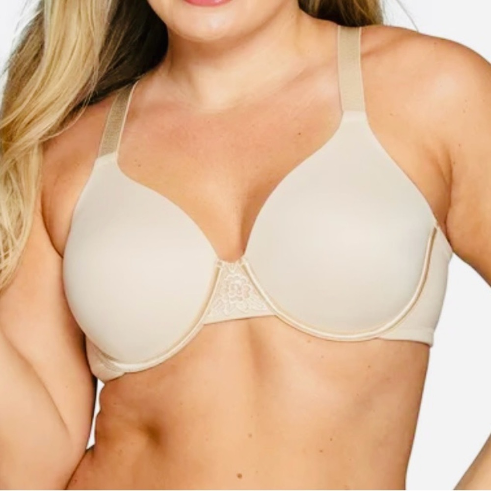 VANITY FAIR Nude Full Coverage Bra, Size 40D